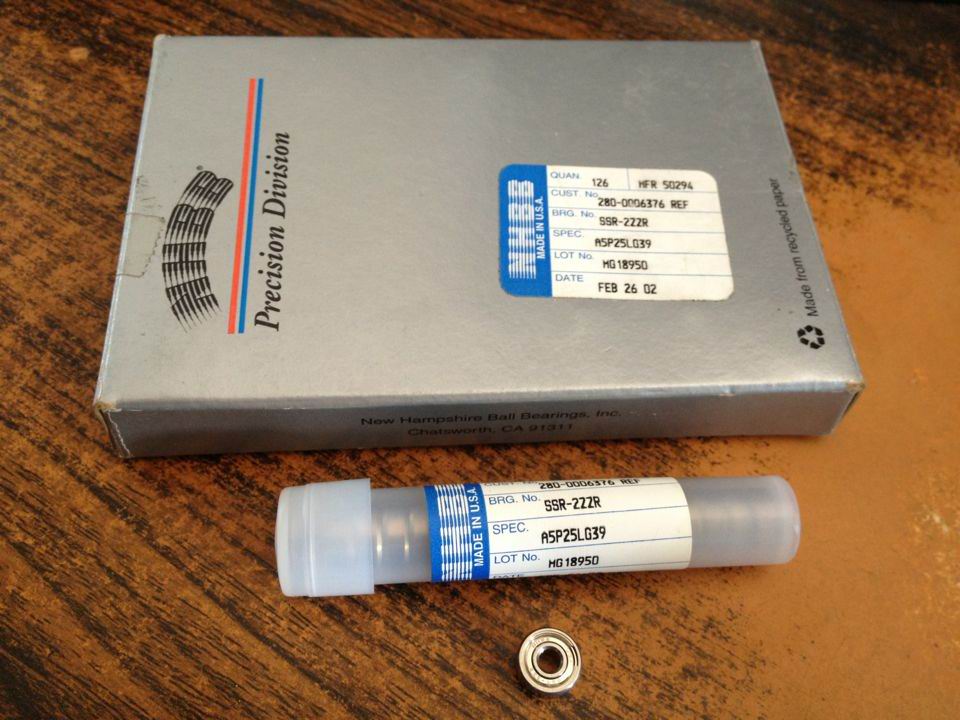 美国 NHBB SSR-2ZZ微型高精密轴承